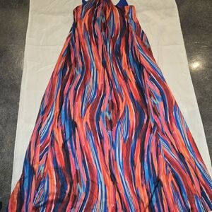 Nicole Miller Vibrant Multicolor Maxi Dress